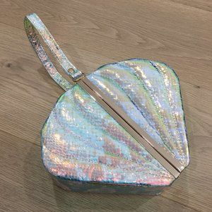 Shell Clutch/Hologram Handbag/Top Handle Bag